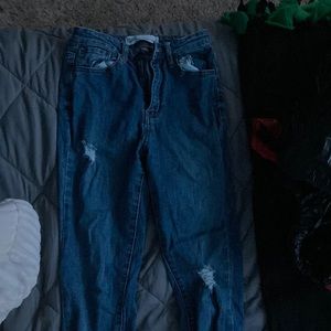 Jeans with small rips (intentional rips) good condition no tags fairly new